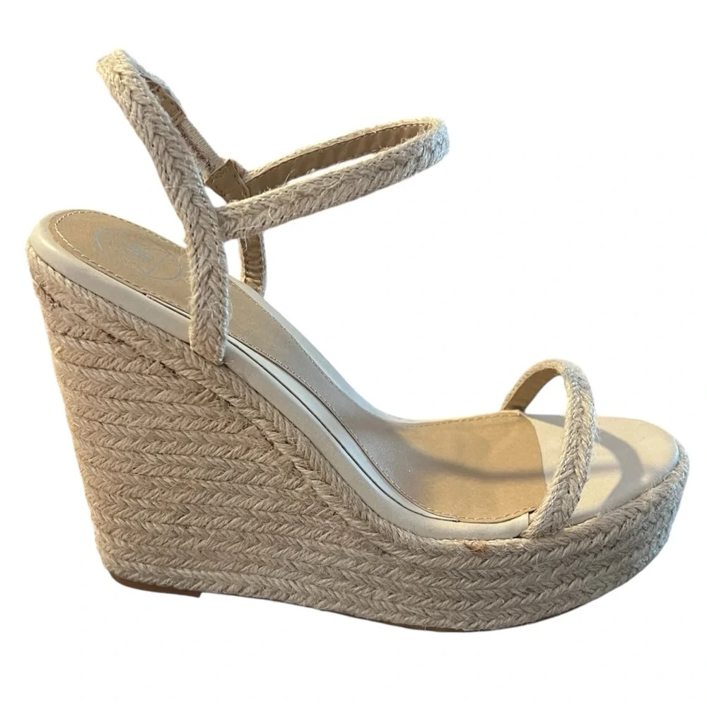 Two Strap Jute Wedges - Brand New in Box!